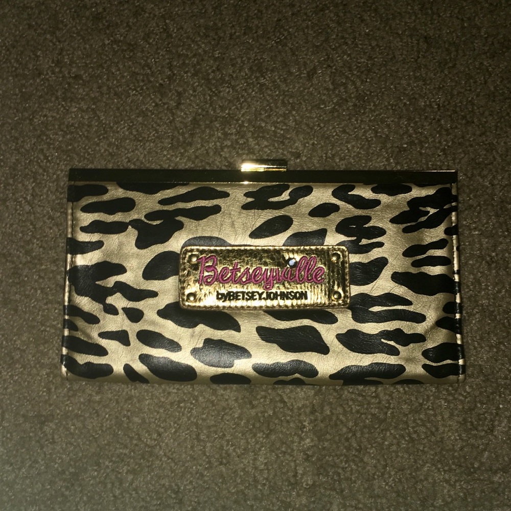 Betseyville by Betsey Johnson Gold Wallet